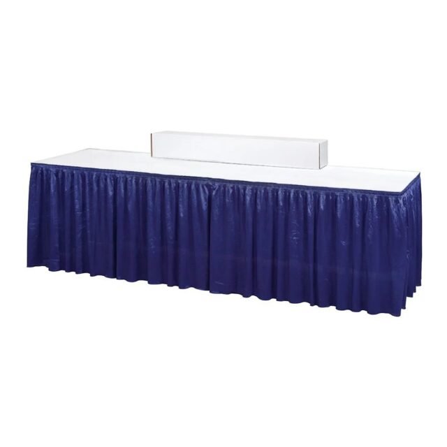 White 4ftL X 7inH Corrugated Riser