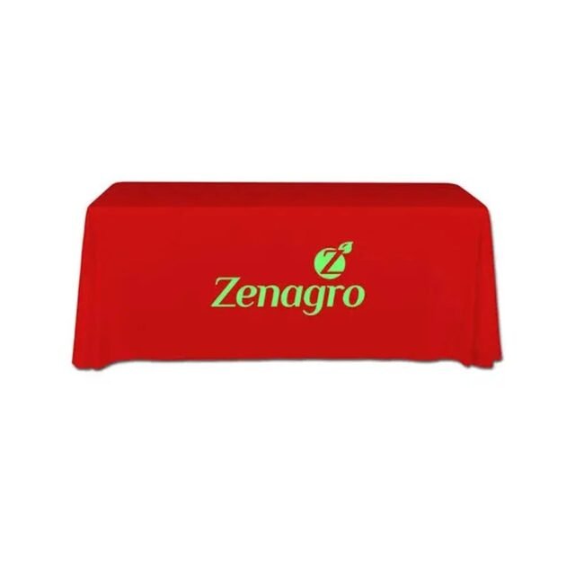 Premium 3-Sided Table Cover with Express Scan Printed Graphics