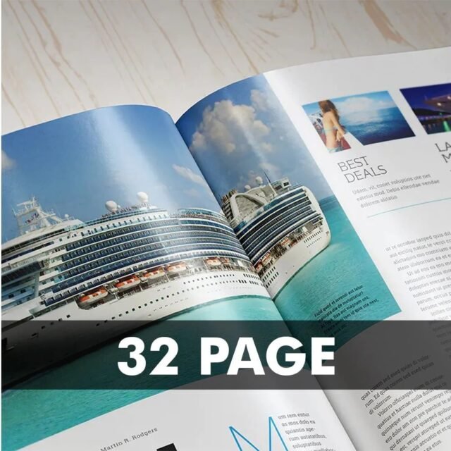32 Page Booklets Half Page - Order Now - Fast Delivery