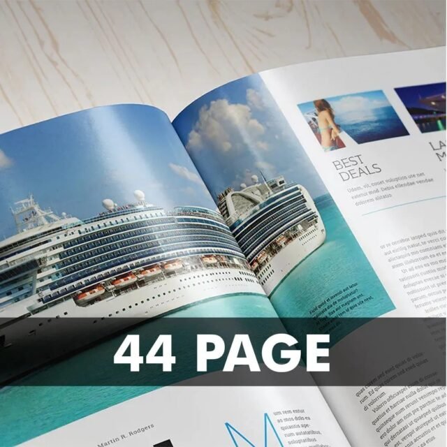 44 Page Booklets Half Page - Order Now - Fast Delivery