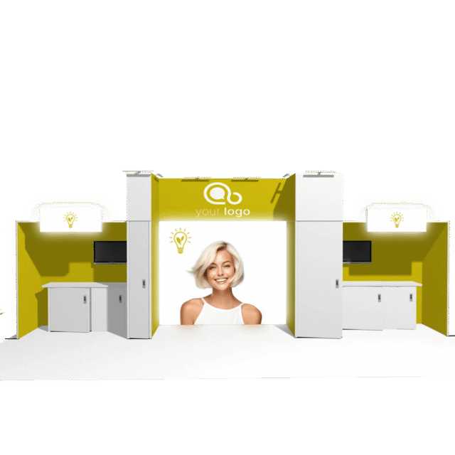 Backlight I-classic 30x10 Affordable Rental Booth