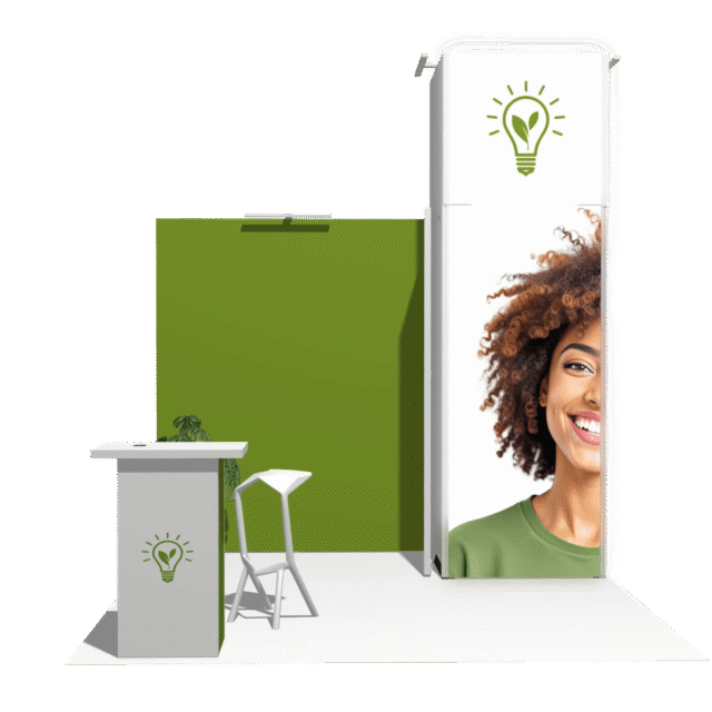 Backlight I-classic 10x10 Affordable Rental Booth