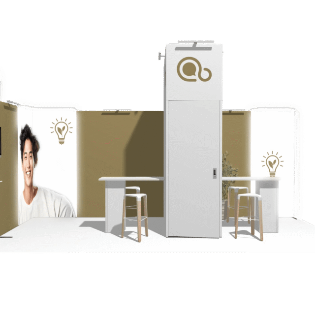 Backlight L-classic 20x10 Affordable Rental Booth