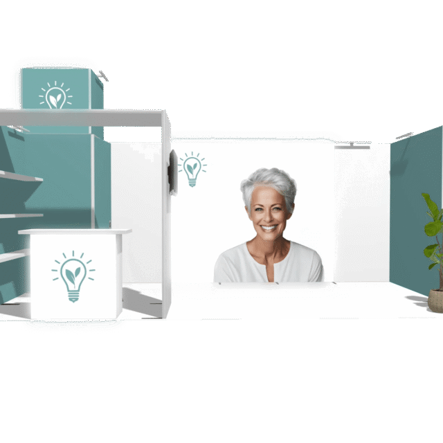 Backlight U-classic 20x10 Affordable Rental Booth