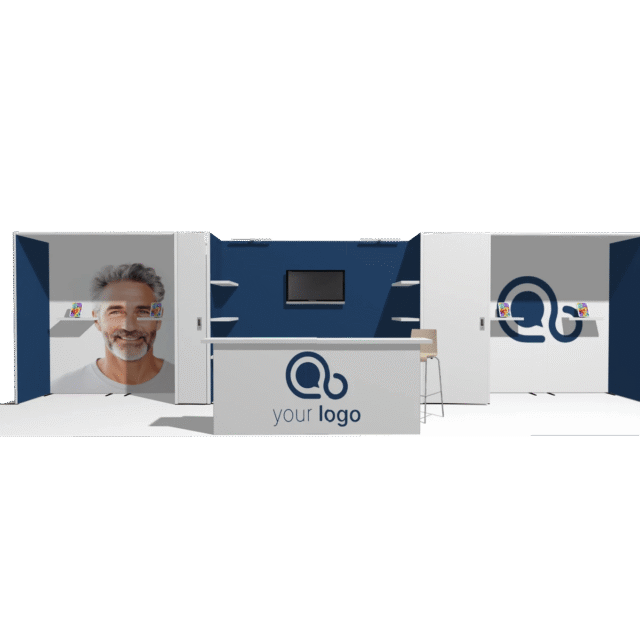 Classic I-res-acc-div 30x10 Best Rental Booth