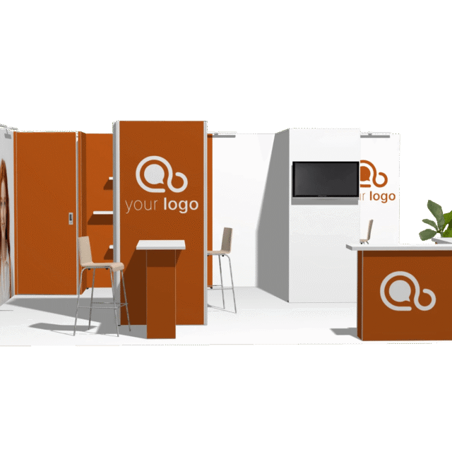 Classic L-res-acc-div 20x20 Best-Value Exhibit Rental