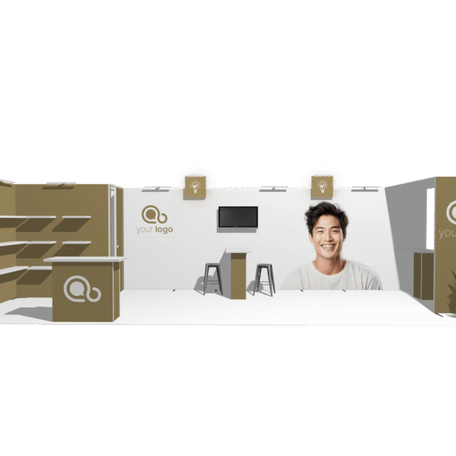 Classic L-res-acc-div 30x10 Best-Value Exhibit Rental