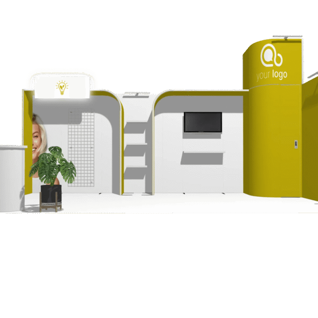 Curved Frame 20x10 L Declin Best-Value Exhibit Rental