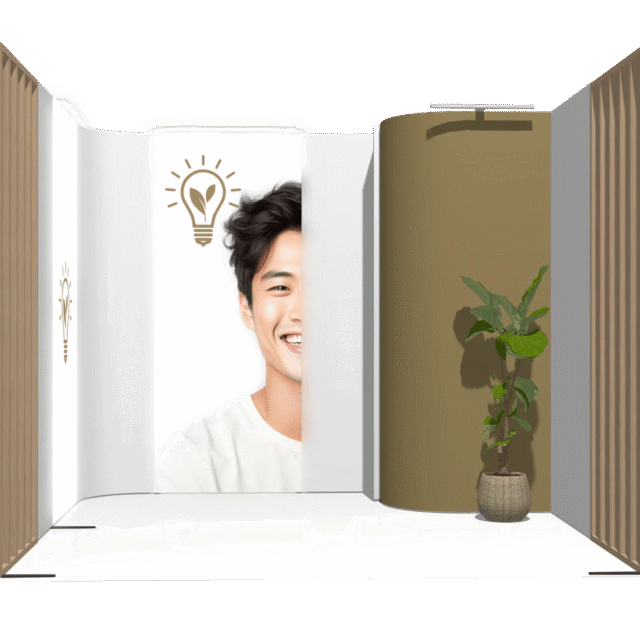 Curved Frame 10x10 U Declin Best-Value Exhibit Rental