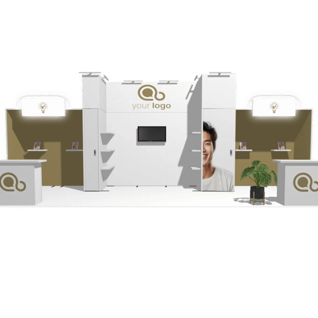 Hanging Sign I-classic 30x10 Affordable Rental Booth