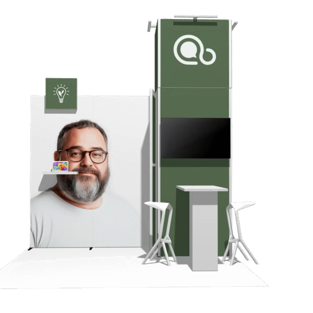 Hanging Sign I-classic 10x10 Affordable Rental Booth