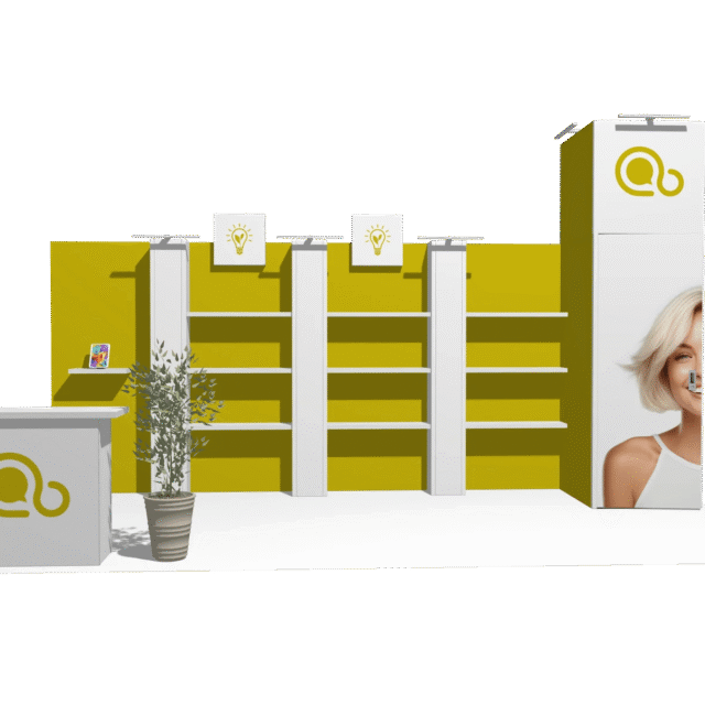 Hanging Sign I-classic 20x10 Affordable Rental Booth