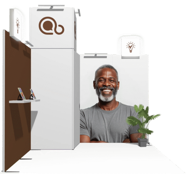 Hanging Sign L-classic 10x10 Affordable Rental Booth