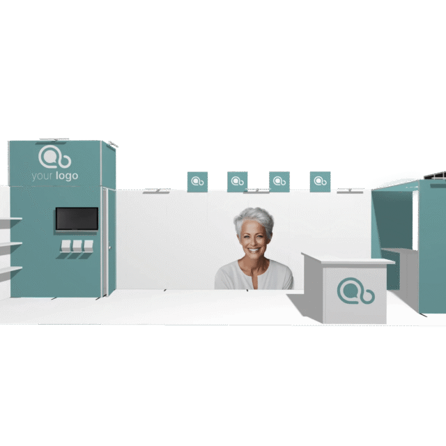 Hanging Sign L-classic 30x10 Affordable Rental Booth