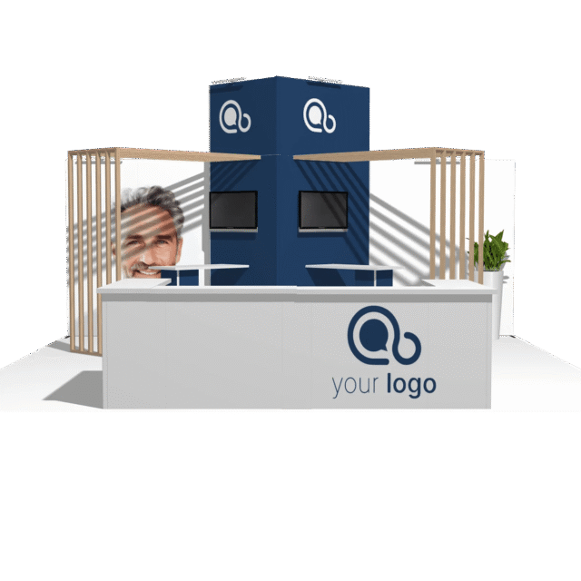 Hybrid Booth I-res-acc-div 20x20 Pro-Level Booth Design