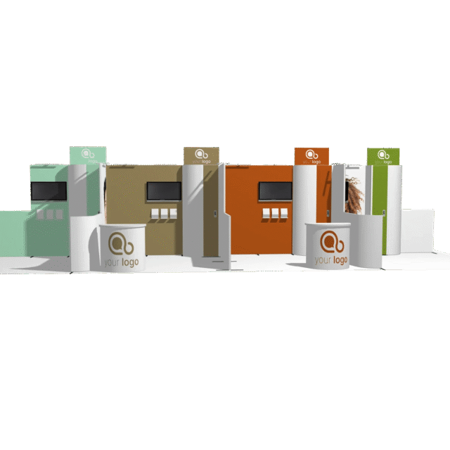 Pavilion 40x20 island Affordable Rental Booth