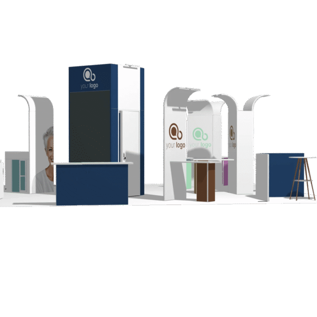 Pods Island 30x30 Affordable Rental Booth