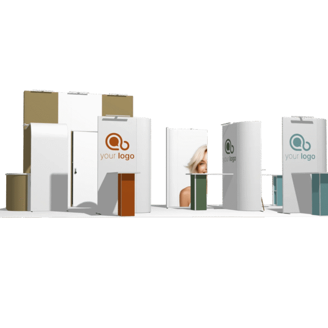 Pods Island 30x20 Affordable Rental Booth