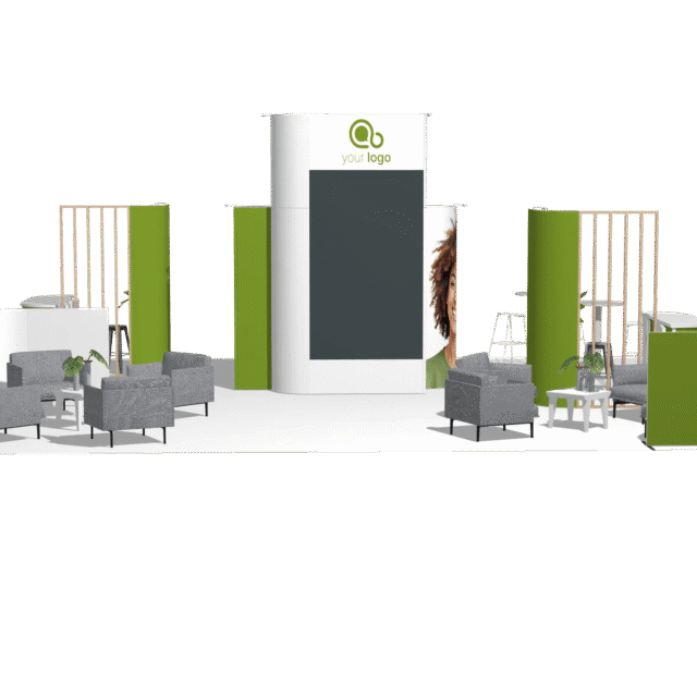 Tower Island 30x30 Affordable Rental Booth