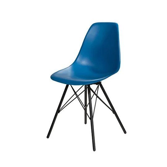 Chelsea Chair - Blue with Black Base