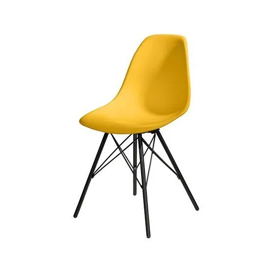Chelsea Chair - Yellow with Black Base