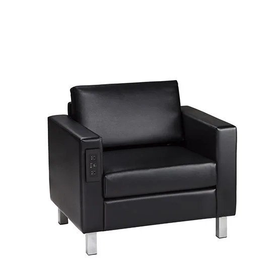 Naples Chair, Powered - Black