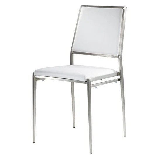 Marina Chair - White Vinyl