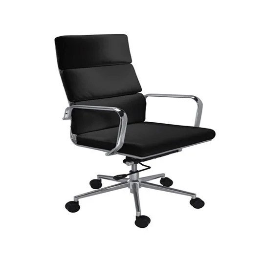 Ace High Back Chair -White Vinyl