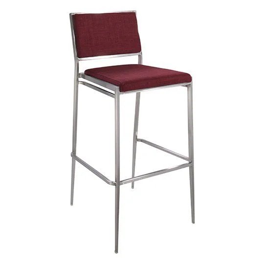 Marina Barstool - Red Fabric