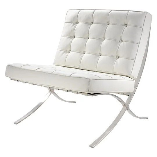 Madrid Chair - White Vinyl