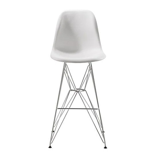Zenith Barstool - White