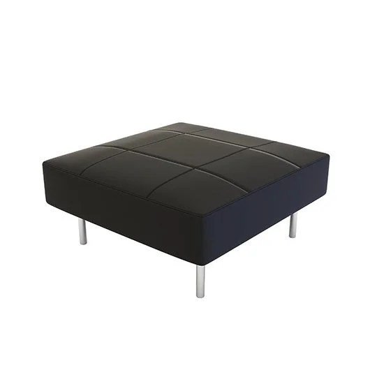 Endless Square Ottoman - Black