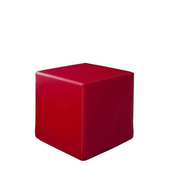 Vibe Cube Ottoman - Red