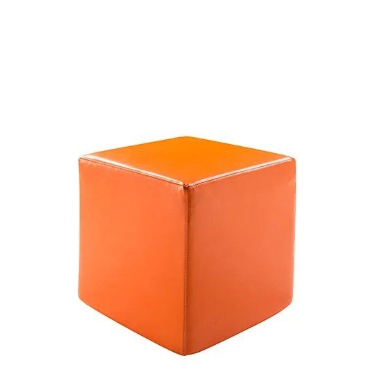 Vibe Cube Ottoman - Orange