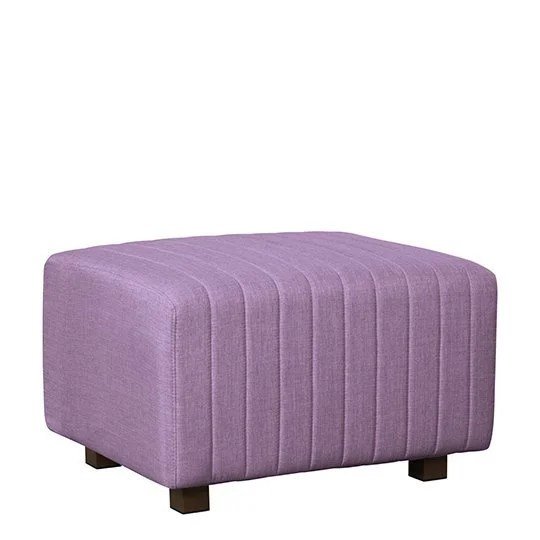 Beverly Small Bench Ottoman - Lavender Fabric
