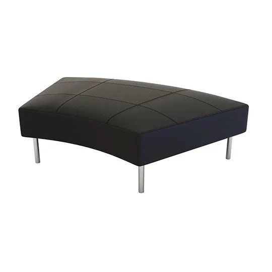 Endless Curved Ottoman - Black