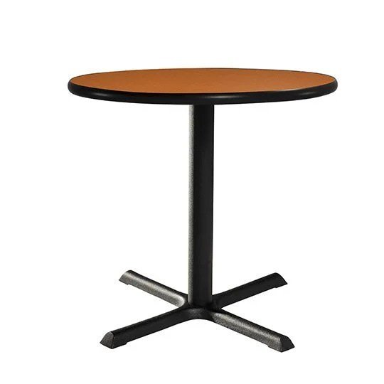 30in Round Cafe Table w/ Standard Base - Orange
