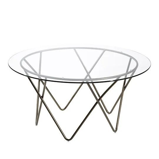 Mesa Cocktail Table - Glass Top