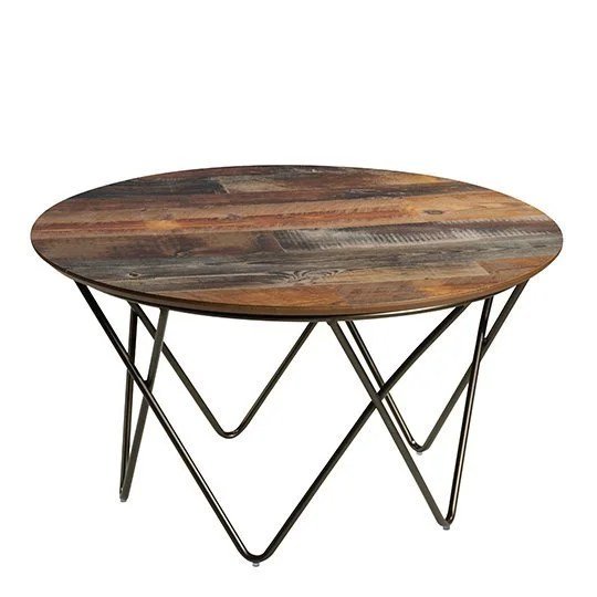 Mesa Cocktail Table - Wood Top