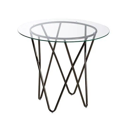 Mesa End Table - Glass Top