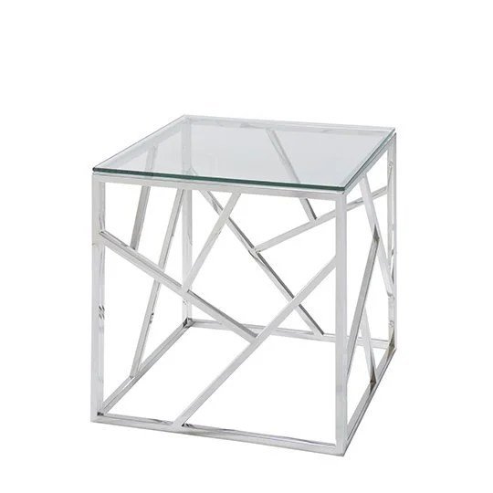 Alondra End Table - Glass