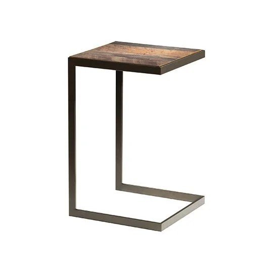 Taos Side Table - Wood Top