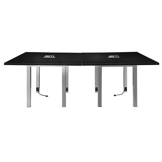 8ft Table - Powered Table - Black