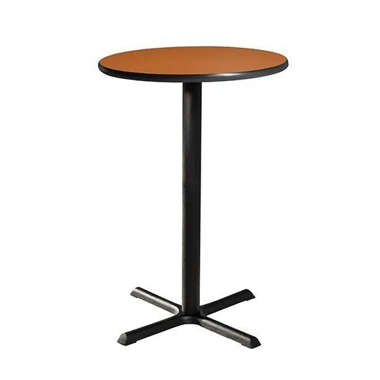 30in Round Bar Table w/ Standard Base - Orange