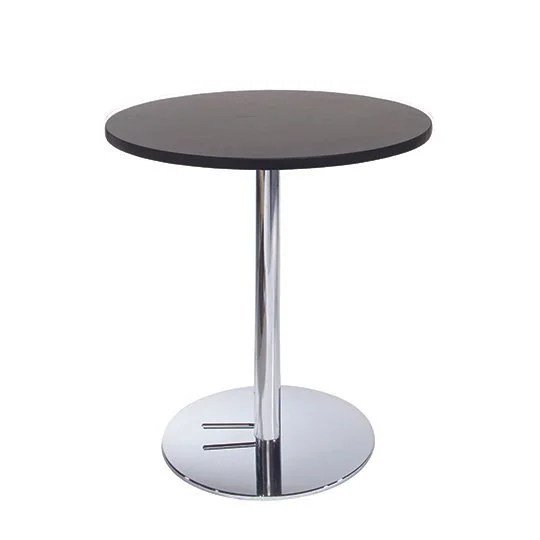 30in Cafe Table w/ Hydraulic Base - Graphite