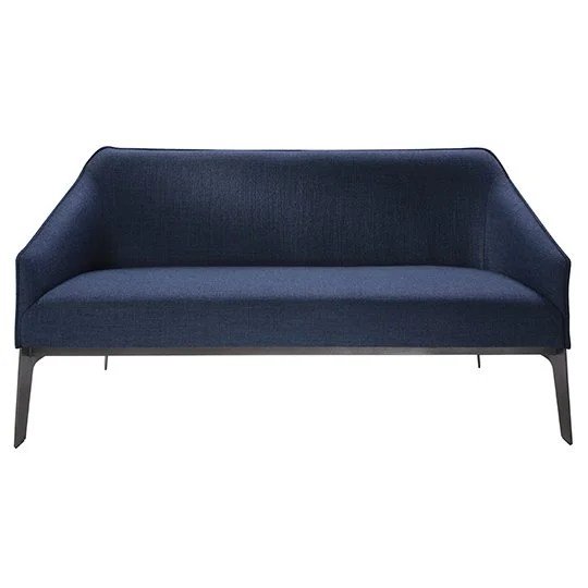 Montreal Loveseat - Blue Fabric
