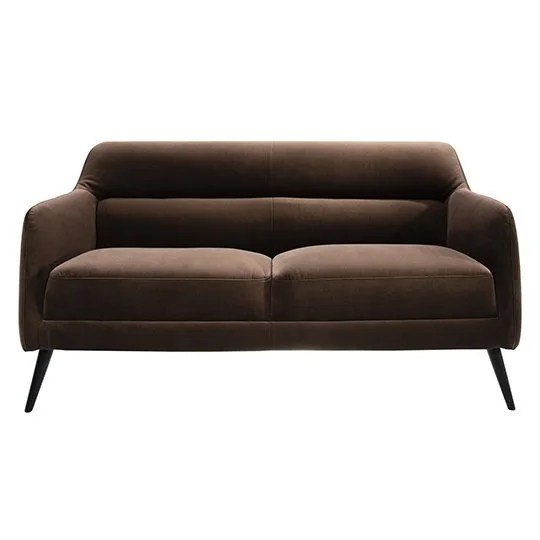 Valencia Sofa - Coffee Brown Velvet