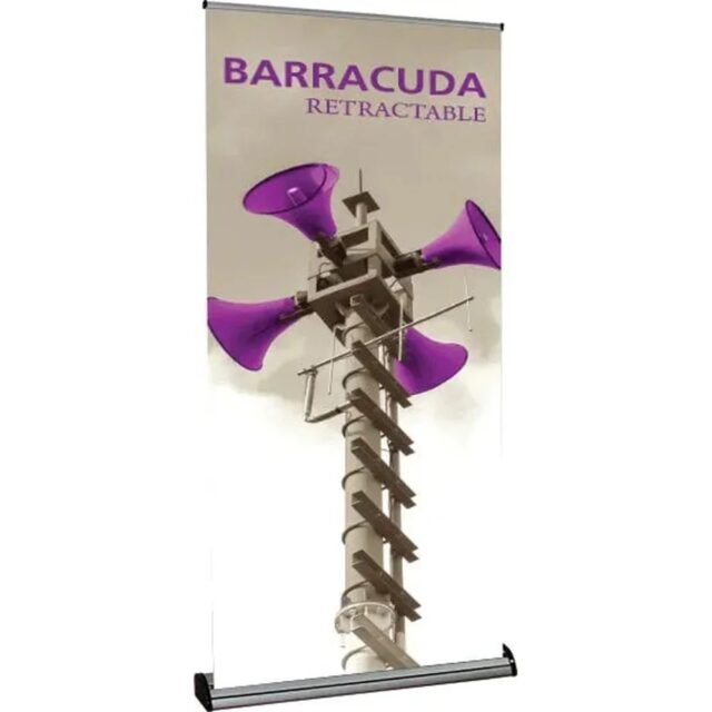 Barracuda 920 Retractable Banner Stand   35.5inW