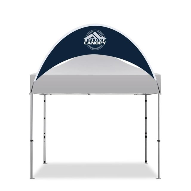 Canopy Tent Curved Billboard Banner