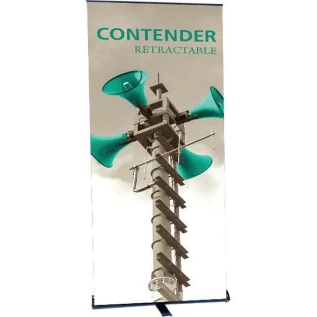 Contender 24inWide Mini Retractable Banner Stand
